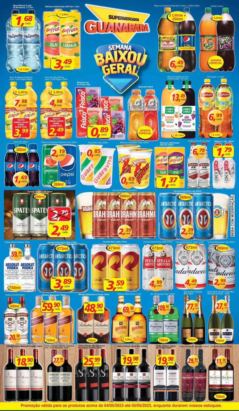 Folheto Supermercados Guanabara - 04/05/2023 - 05/05/2023. Página 3