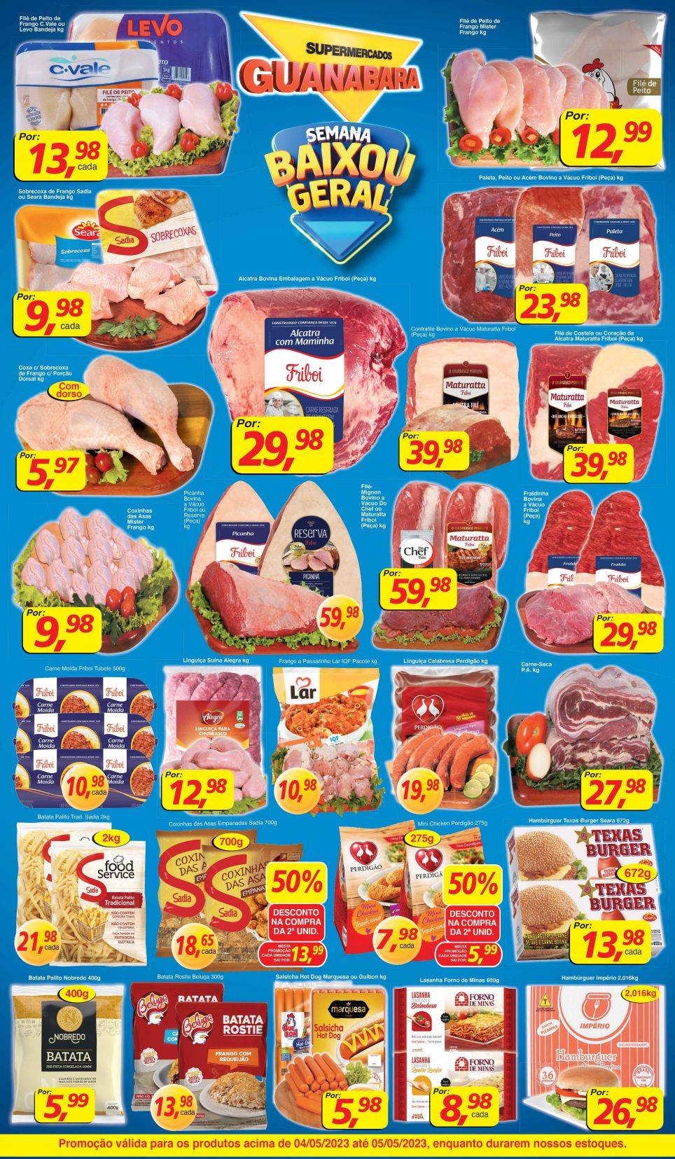 Folheto Supermercados Guanabara - 04/05/2023 - 05/05/2023. Página 4