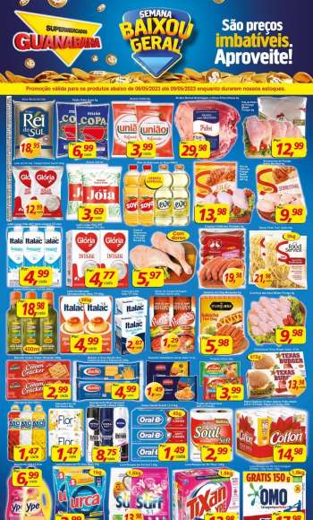Folheto Supermercados Guanabara - 06/05/2023 - 09/05/2023.