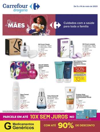 Folheto Carrefour Drogaria - 05/05/2023 - 14/05/2023.