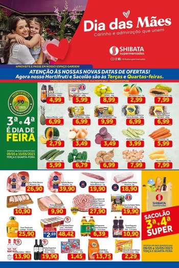 Folheto Shibata Supermercados - 09/05/2023 - 15/05/2023.