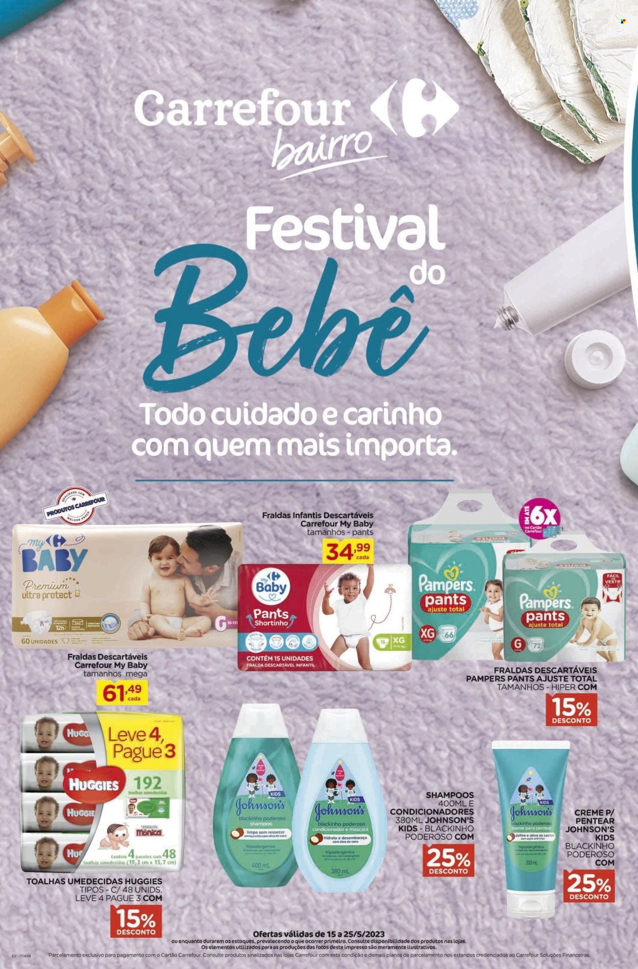 Folheto Carrefour Bairro - 15/05/2023 - 25/05/2023. Página 1