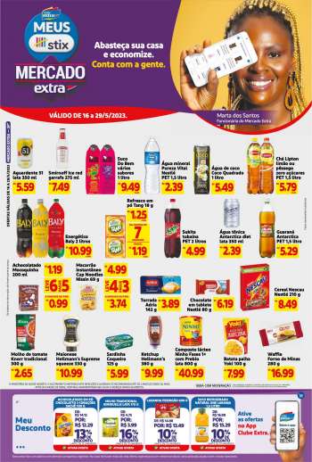 Folheto Mercado Extra - 16/05/2023 - 29/05/2023.