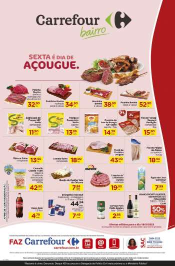 Folheto Carrefour Bairro - 19/05/2023 - 19/05/2023.
