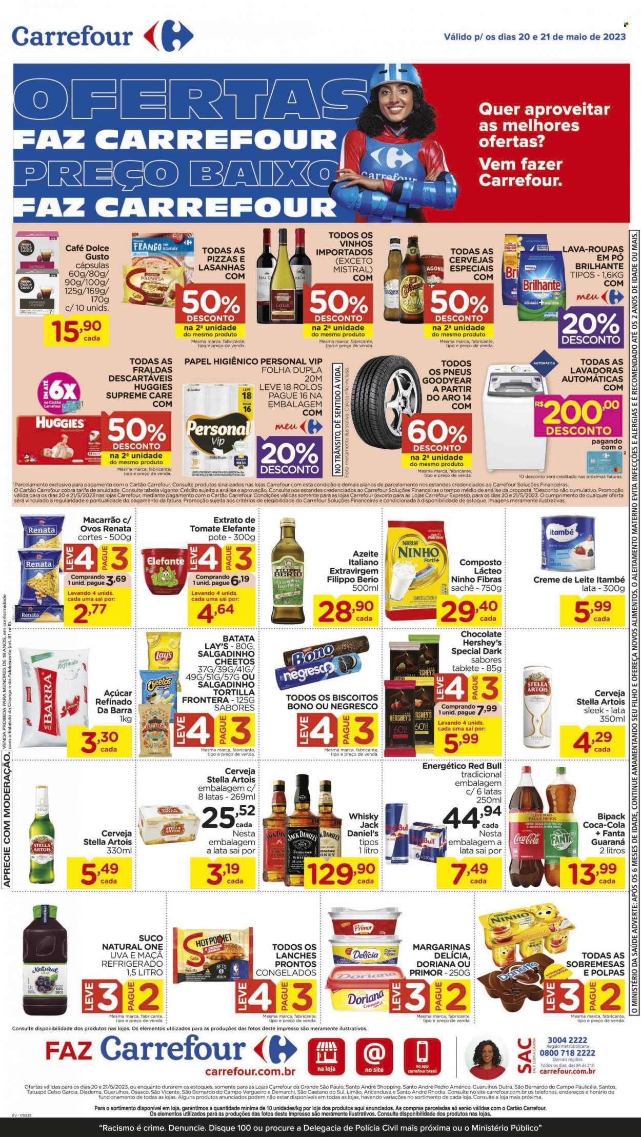 Folheto Carrefour Hiper - 20/05/2023 - 21/05/2023. Página 1