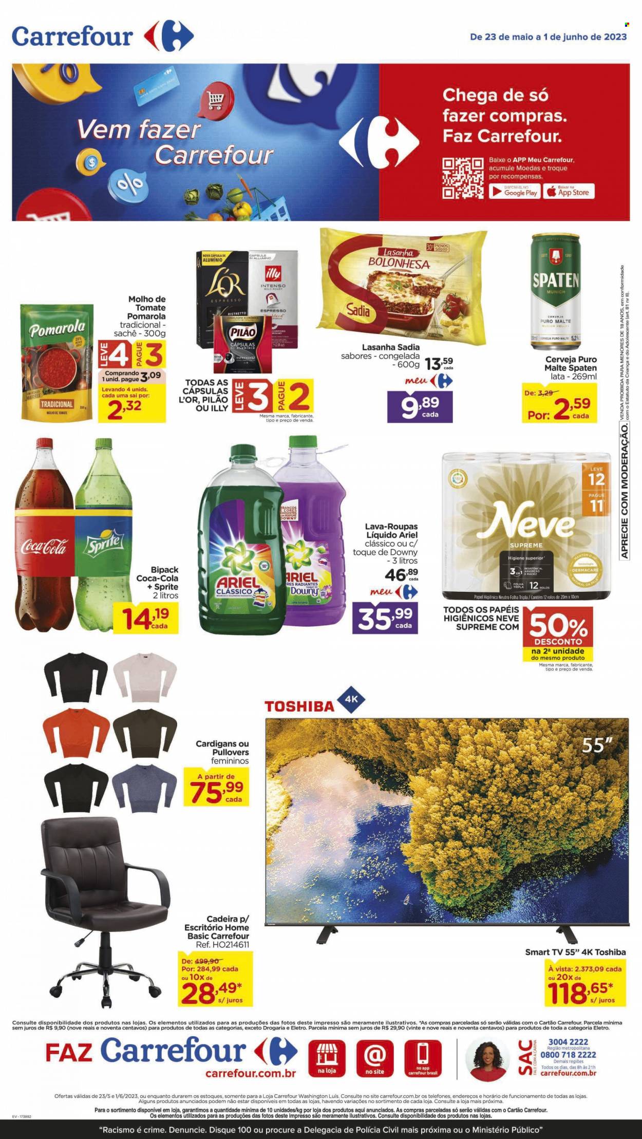 Folheto Carrefour Hiper - 23/05/2023 - 01/06/2023. Página 1