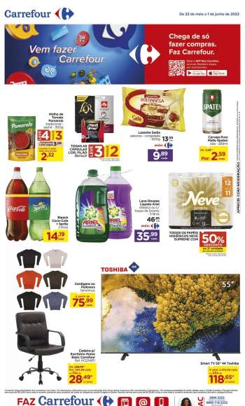 Folheto Carrefour Hiper - 23/05/2023 - 01/06/2023.