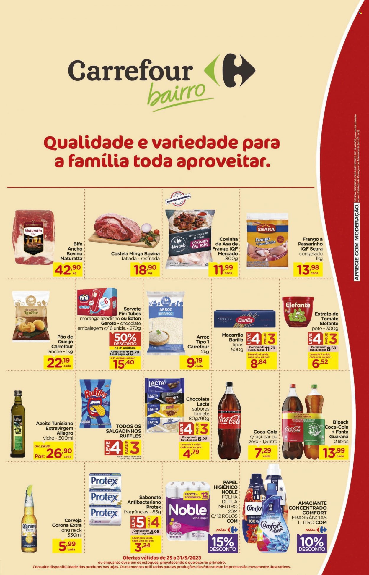 Folheto Carrefour Bairro - 25/05/2023 - 31/05/2023. Página 1