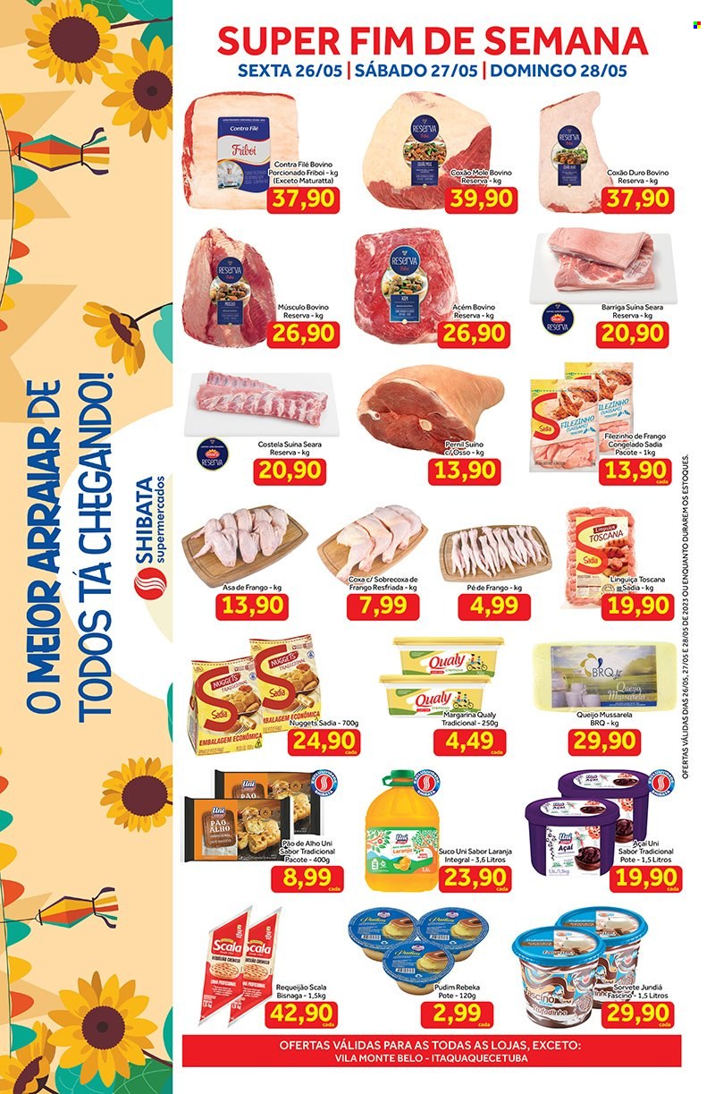 Folheto Shibata Supermercados - 26/05/2023 - 28/05/2023. Página 1
