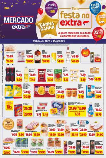 Folheto Mercado Extra - 30/05/2023 - 15/06/2023.