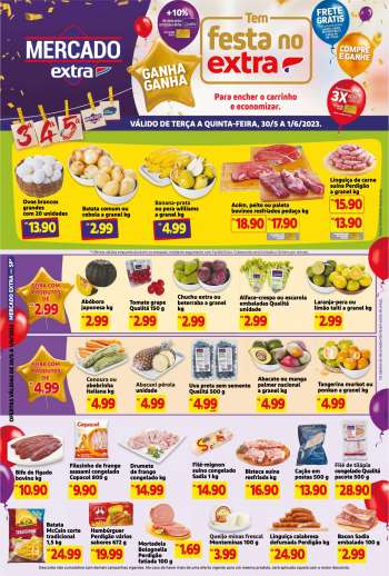 Folheto Mercado Extra - 30/05/2023 - 01/06/2023.