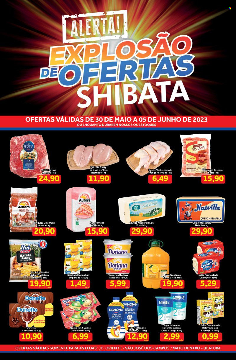 Folheto Shibata Supermercados - 30/05/2023 - 05/06/2023. Página 1