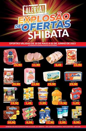 Folheto Shibata Supermercados - 30/05/2023 - 05/06/2023.