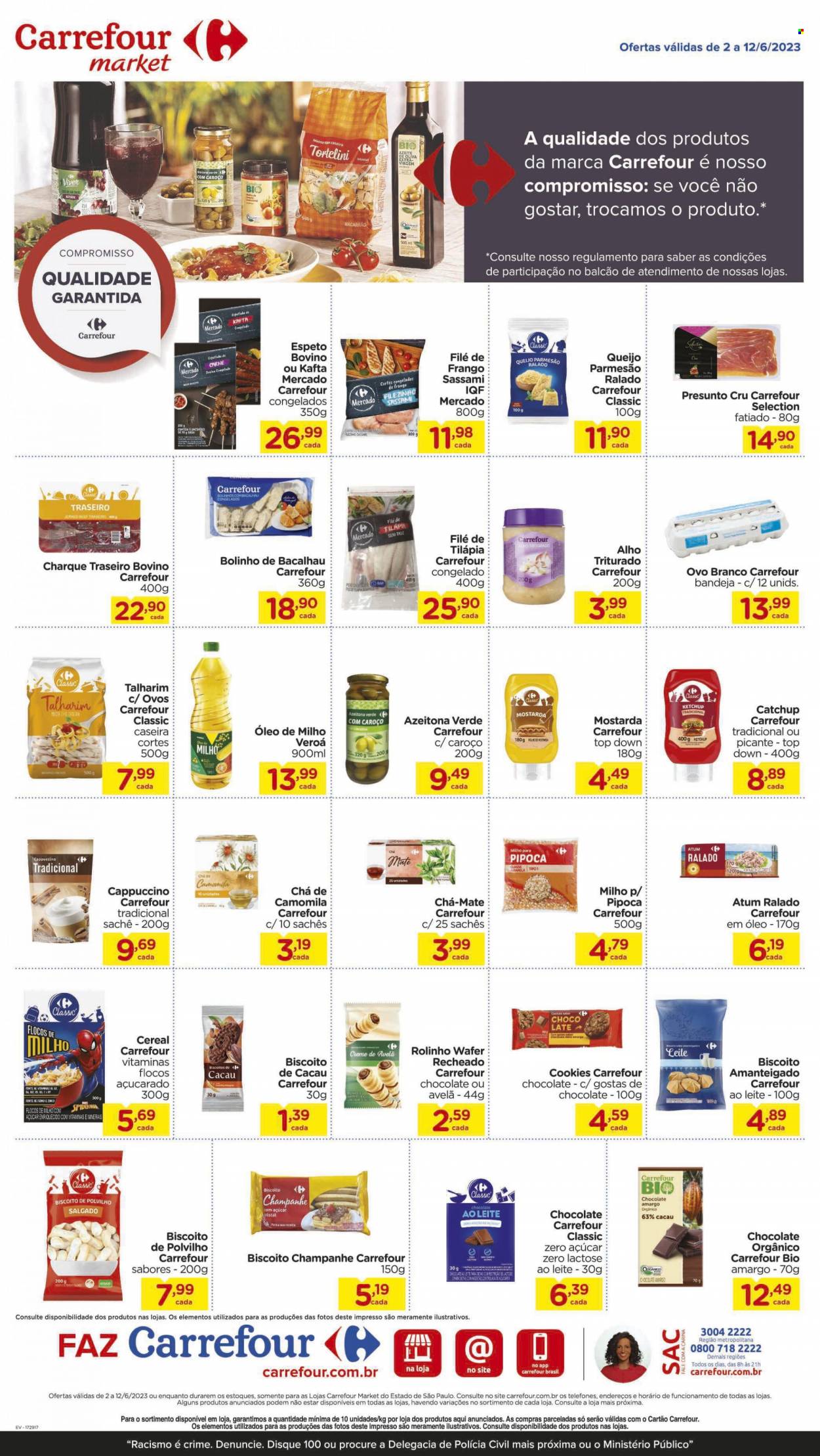 Folheto Carrefour Market - 02/06/2023 - 12/06/2023. Página 1