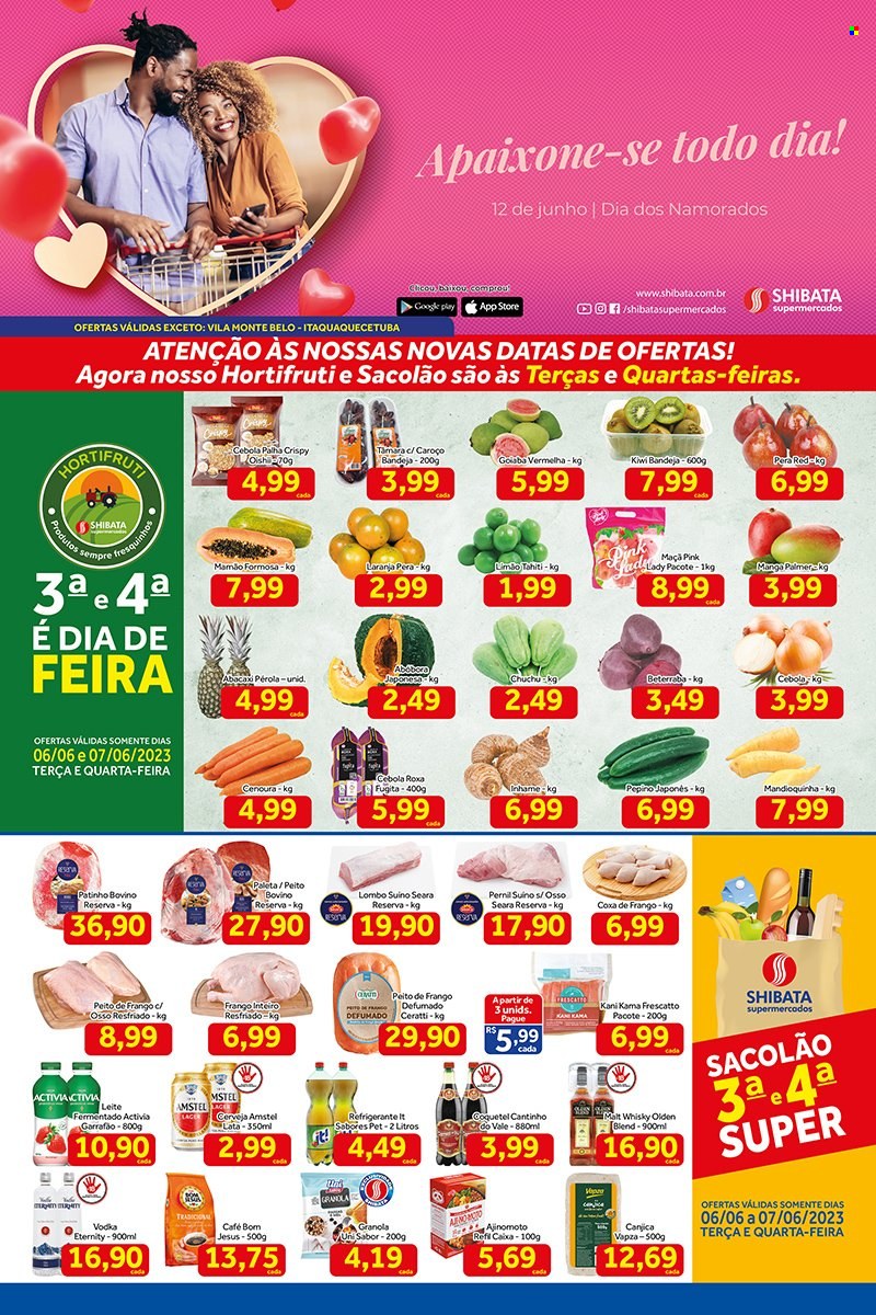 Folheto Shibata Supermercados - 06/06/2023 - 12/06/2023. Página 1