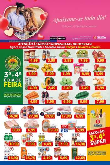 Folheto Shibata Supermercados - 06/06/2023 - 12/06/2023.