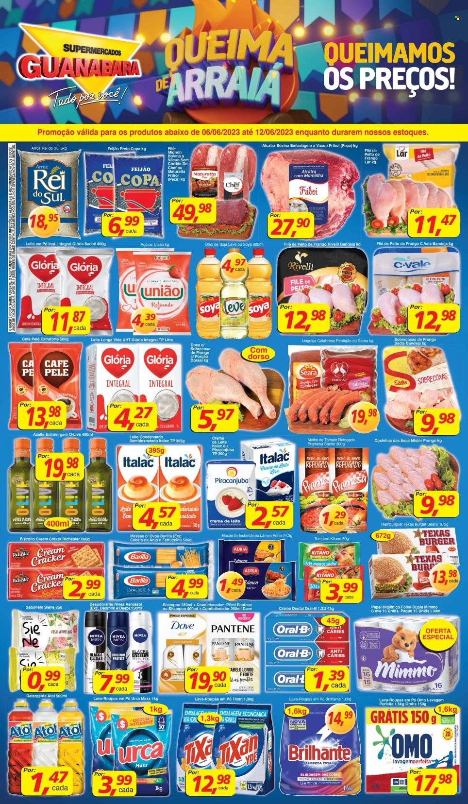 Folheto Supermercados Guanabara - 06/06/2023 - 12/06/2023. Página 1
