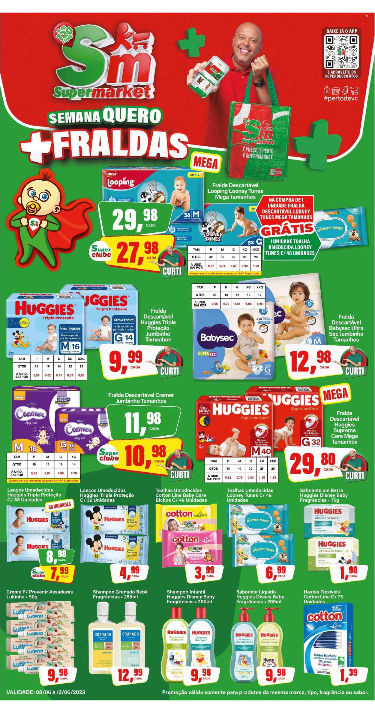 Folheto Rede Supermarket - 08/06/2023 - 12/06/2023. Página 1