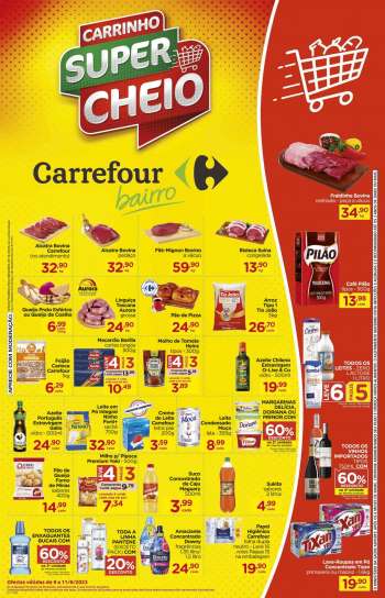 Folheto Carrefour Bairro - 09/06/2023 - 11/06/2023.