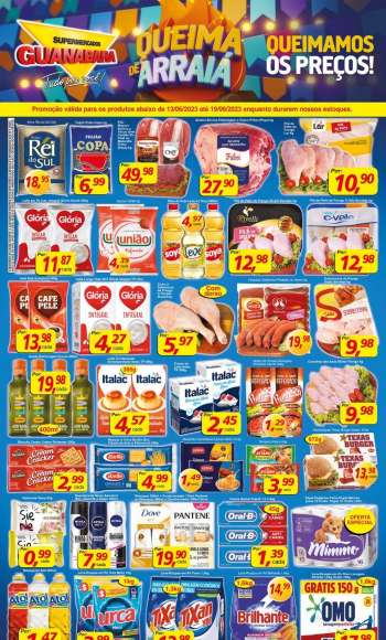 Folheto Supermercados Guanabara - 13/06/2023 - 19/06/2023.