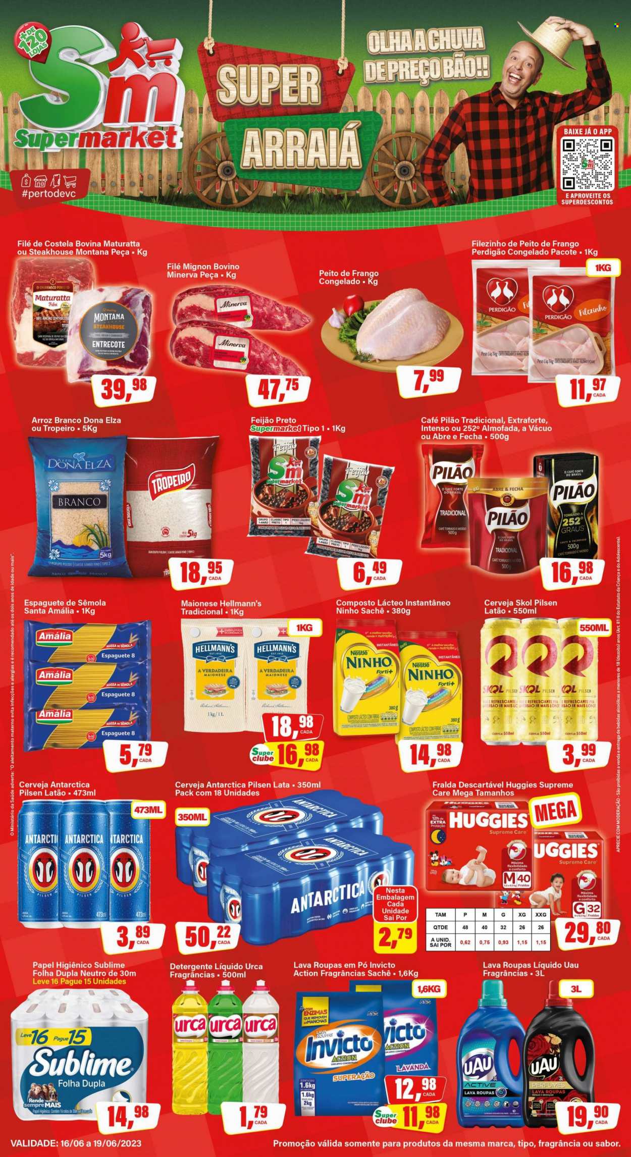 Folheto Rede Supermarket - 16/06/2023 - 19/06/2023. Página 1