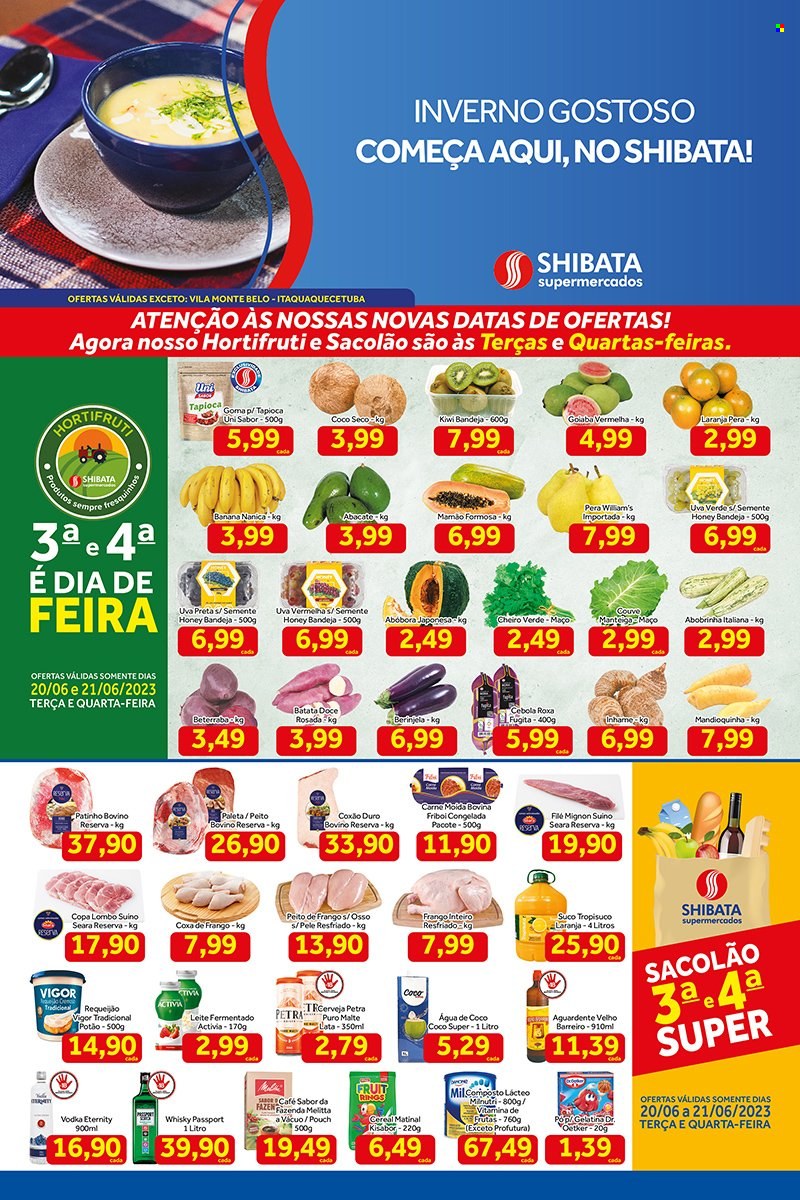 Folheto Shibata Supermercados - 20/06/2023 - 26/06/2023. Página 1