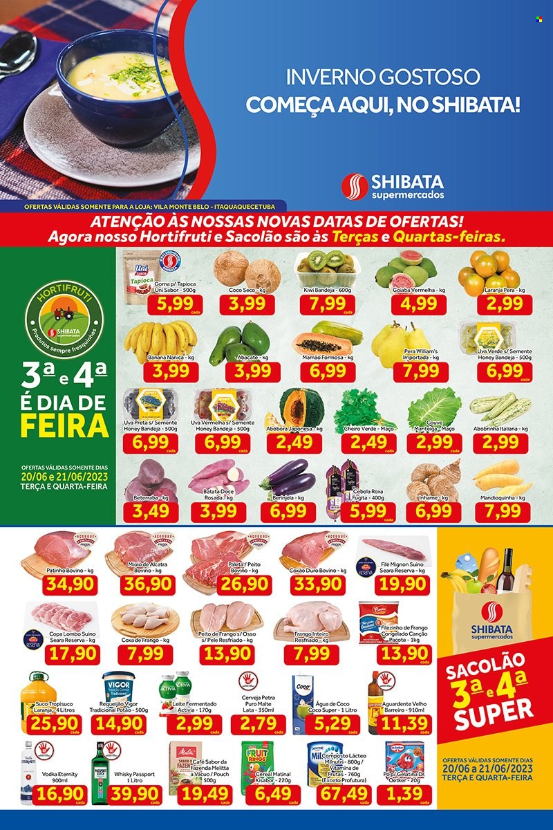 Folheto Shibata Supermercados - 20/06/2023 - 26/06/2023. Página 1