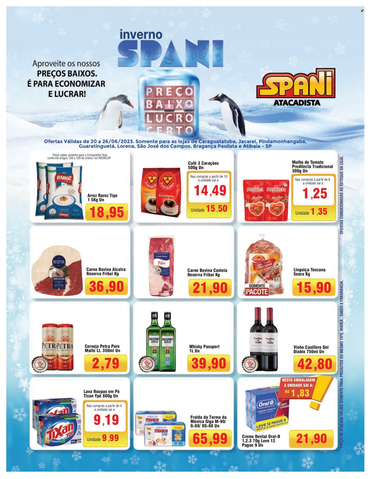 Folheto Spani Atacadista - 20/06/2023 - 26/06/2023. Página 1