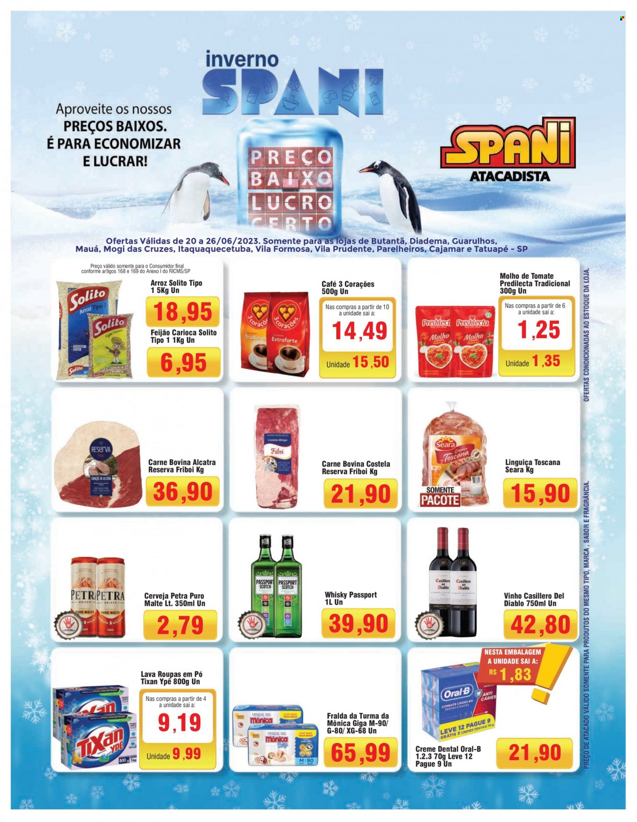 Folheto Spani Atacadista - 20/06/2023 - 26/06/2023. Página 1