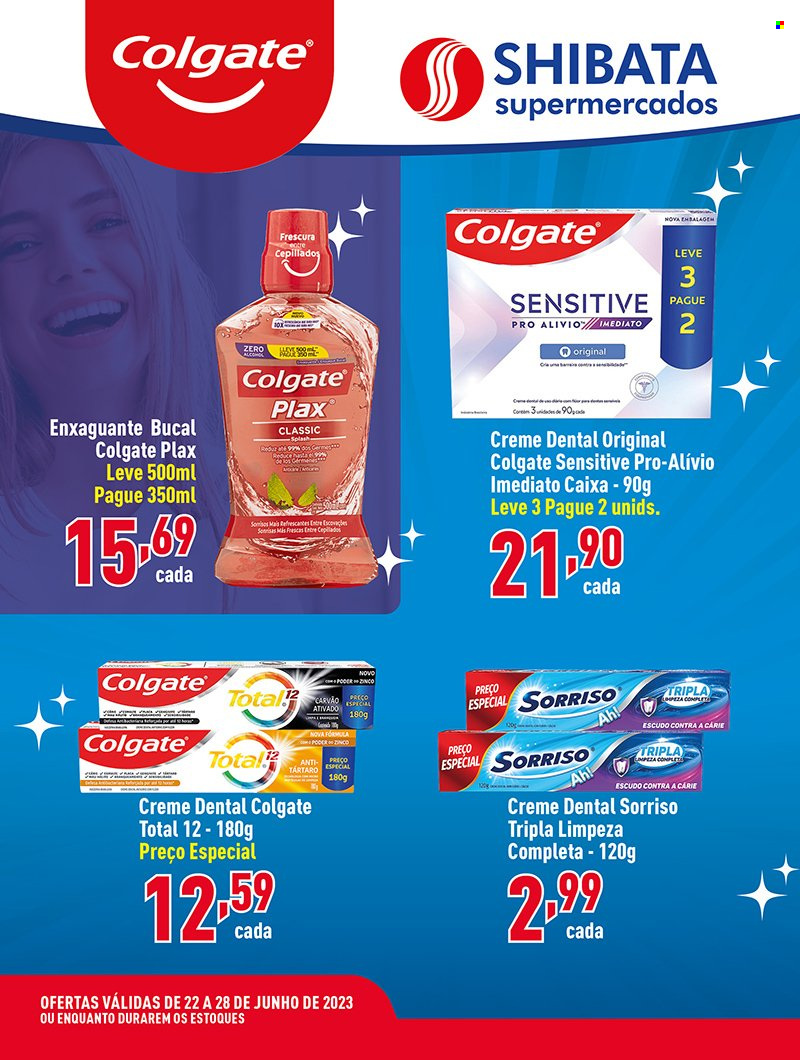 Folheto Shibata Supermercados - 22/06/2023 - 22/06/2023. Página 1