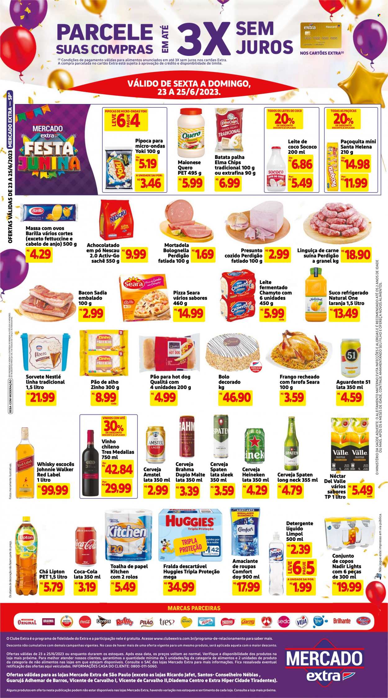 Folheto Mercado Extra - 23/06/2023 - 25/06/2023. Página 2