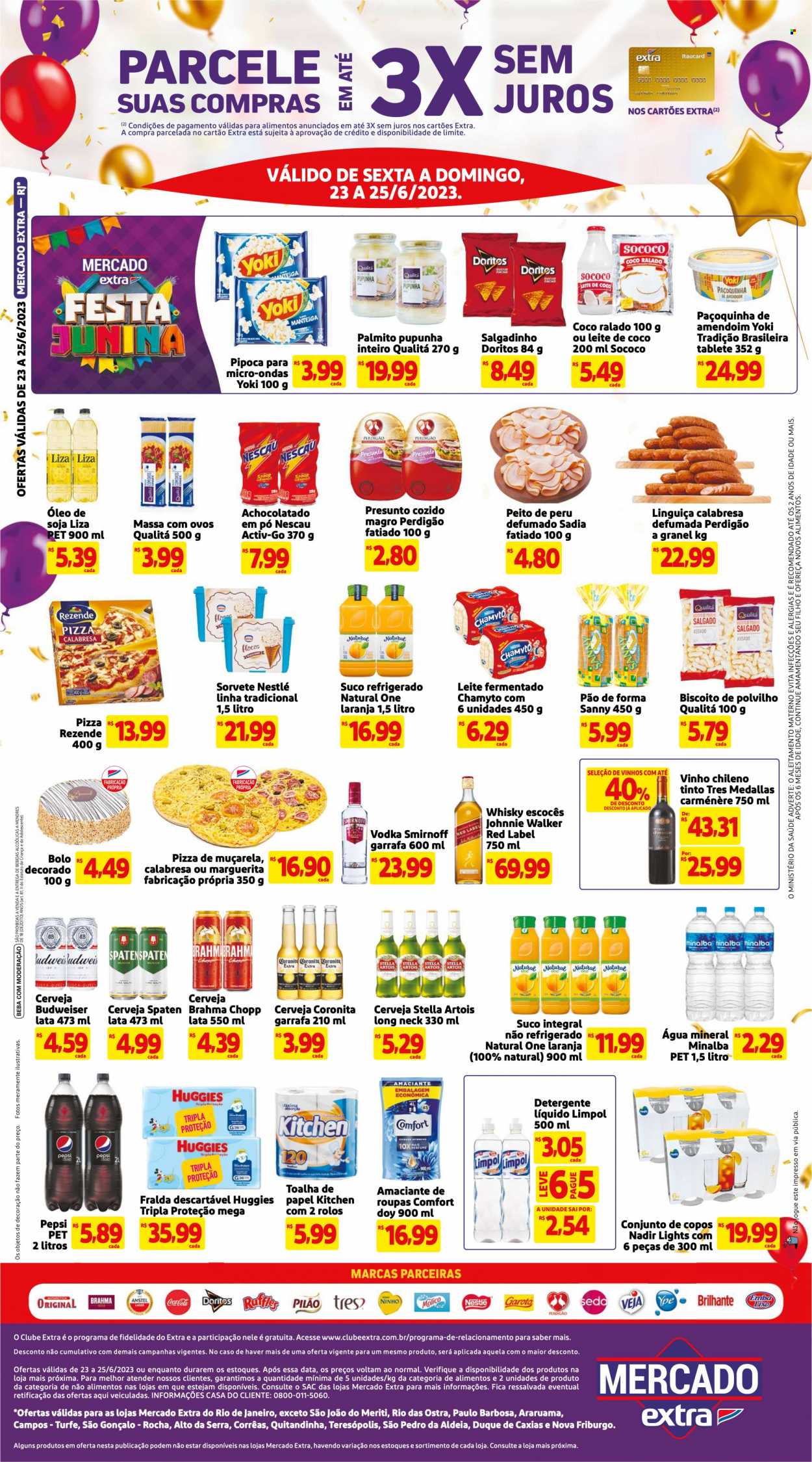 Folheto Mercado Extra - 23/06/2023 - 25/06/2023. Página 2