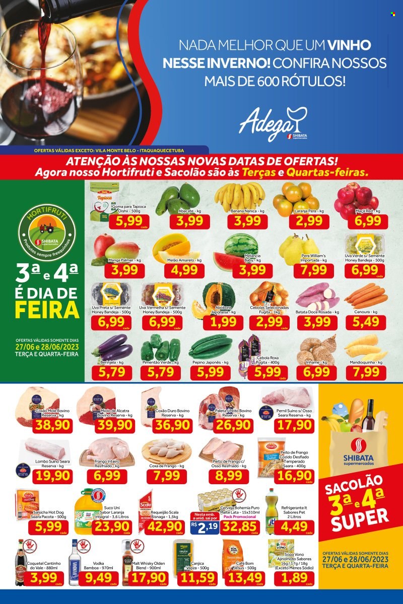 Folheto Shibata Supermercados - 27/06/2023 - 03/07/2023. Página 1