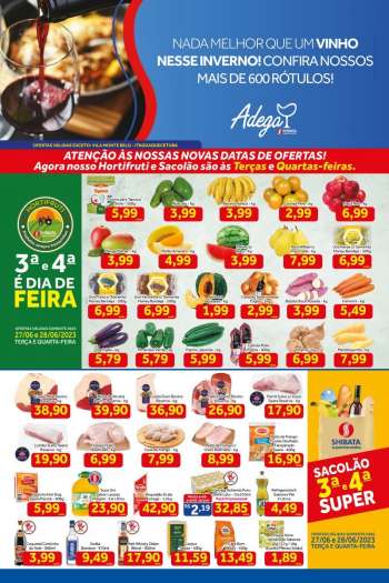 Folheto Shibata Supermercados - 27/06/2023 - 03/07/2023.