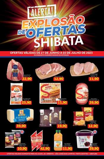 Folheto Shibata Supermercados - 27/06/2023 - 03/07/2023.