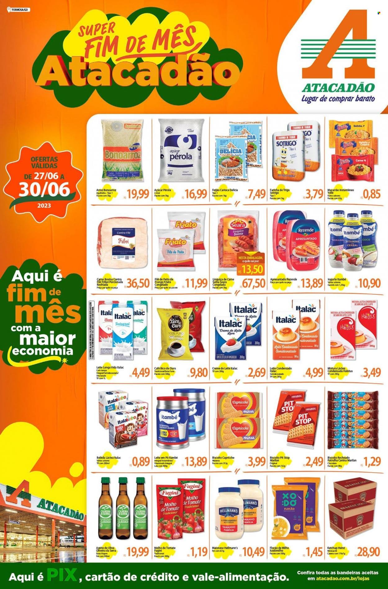 Folheto Atacadão - 27/06/2023 - 30/06/2023. Página 1