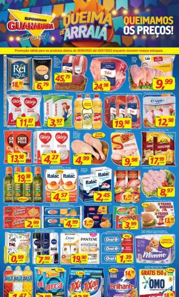 Folheto Supermercados Guanabara - 28/06/2023 - 03/07/2023.
