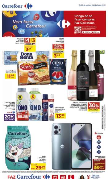 Folheto Carrefour Hiper - 23/06/2023 - 02/07/2023.