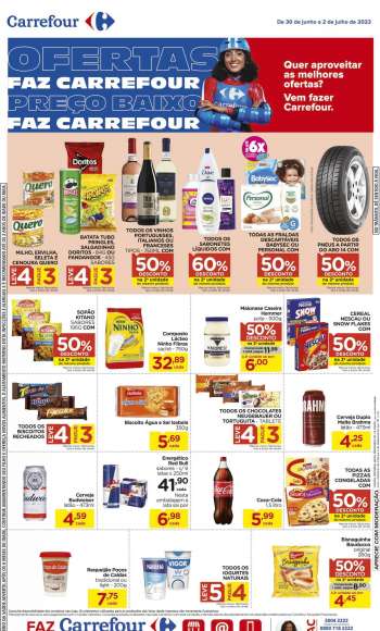 Folheto Carrefour Hiper - 30/06/2023 - 02/07/2023.