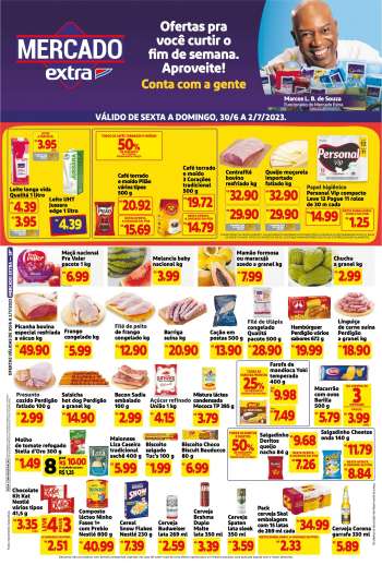 Folheto Mercado Extra - 30/06/2023 - 02/07/2023.