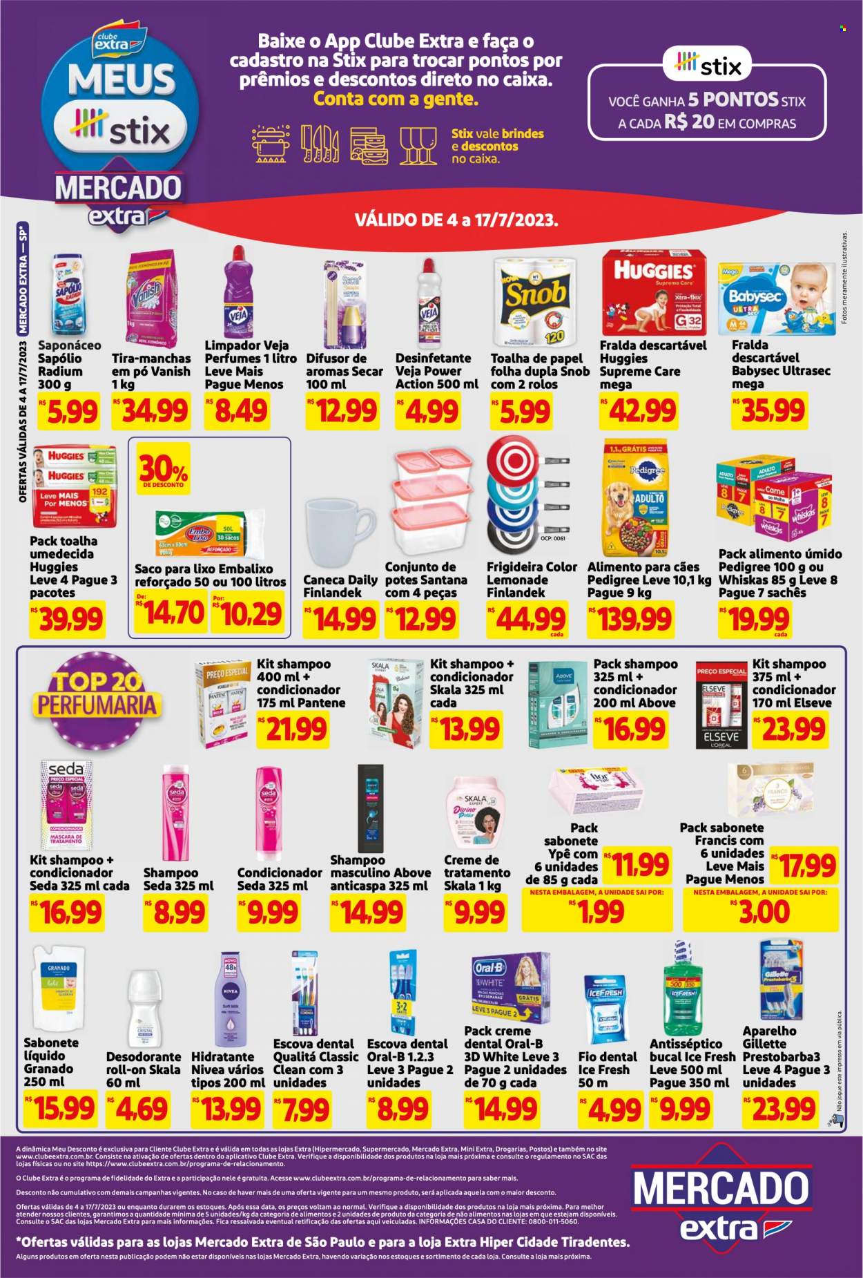 Folheto Mercado Extra - 04/07/2023 - 17/07/2023. Página 4
