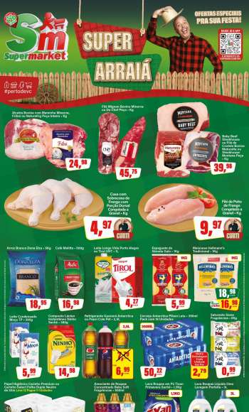 Folheto Rede Supermarket - 07/07/2023 - 10/07/2023.