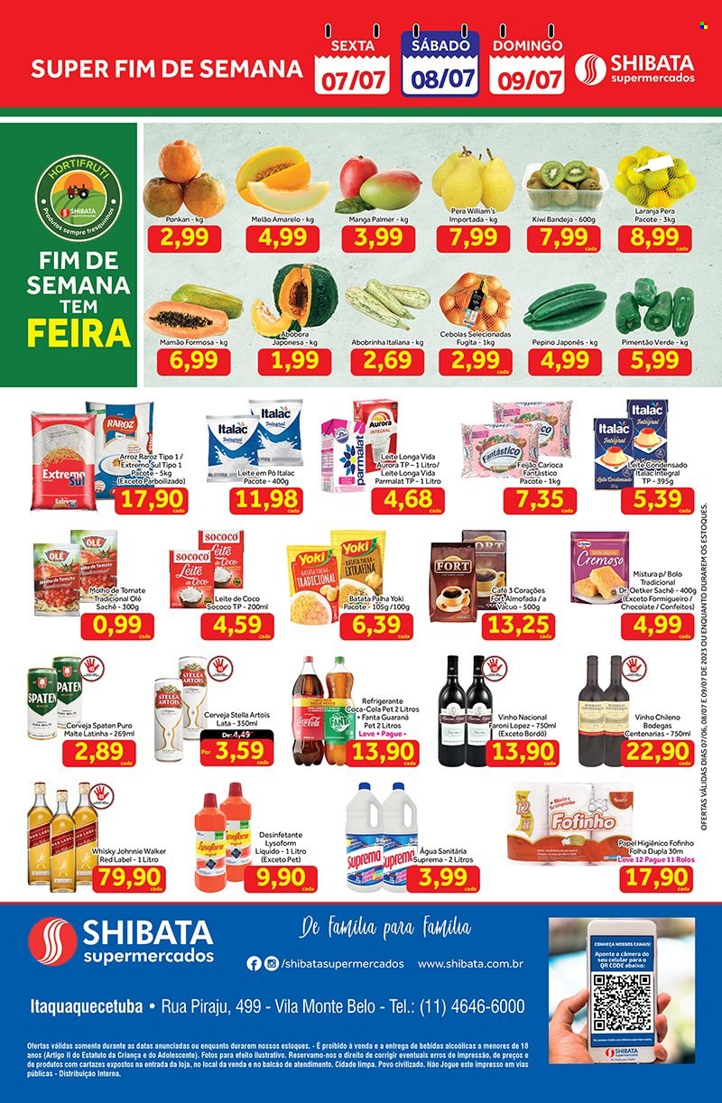 Folheto Shibata Supermercados - 07/07/2023 - 09/07/2023. Página 2