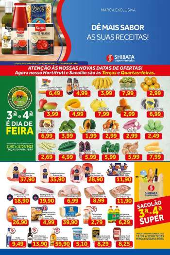 Folheto Shibata Supermercados - 11/07/2023 - 17/07/2023.