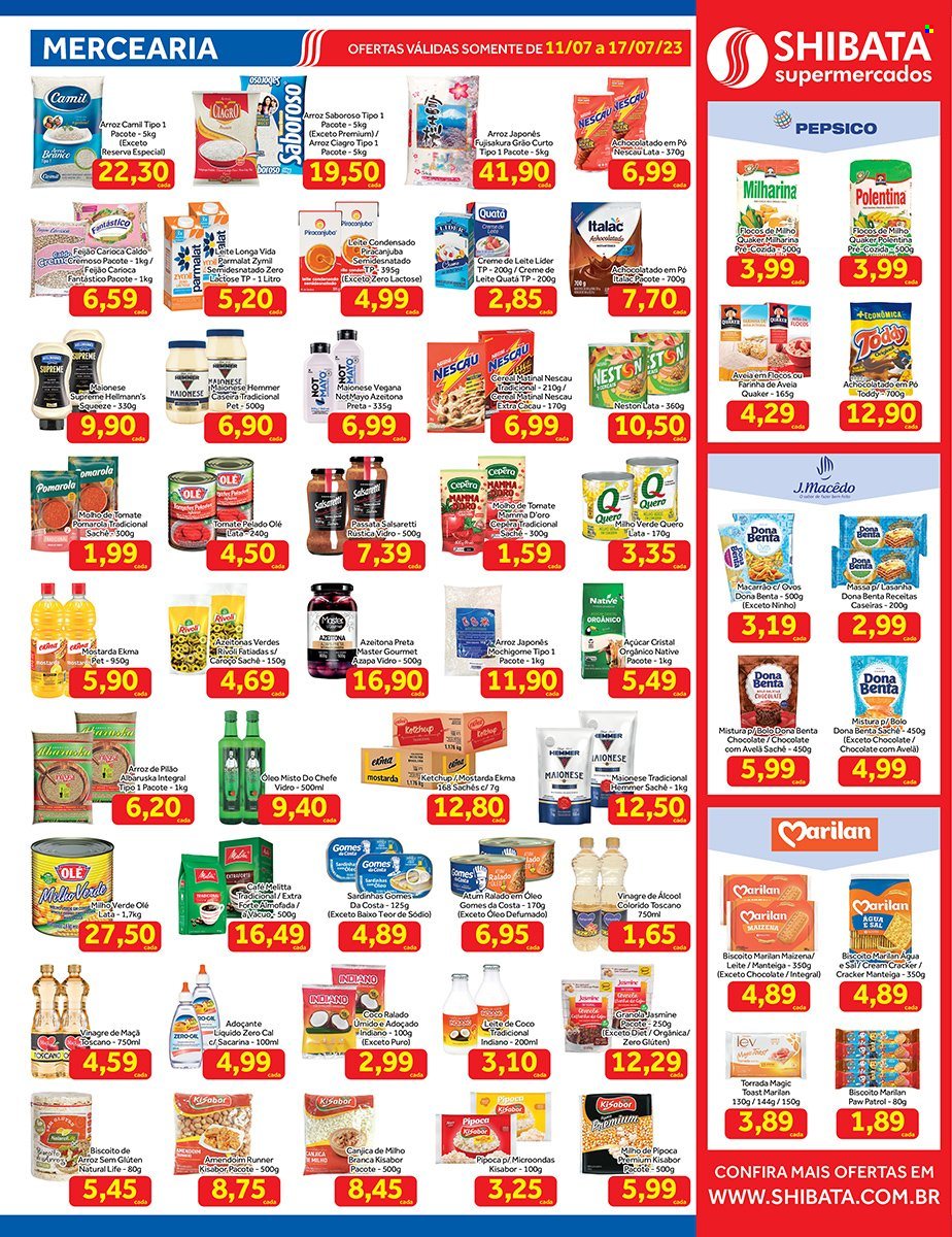 Folheto Shibata Supermercados - 11/07/2023 - 17/07/2023. Página 2
