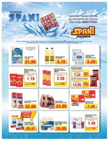 Folheto Spani Atacadista - 11/07/2023 - 17/07/2023.