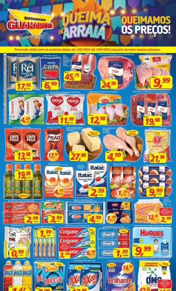 Folheto Supermercados Guanabara - 12/07/2023 - 18/07/2023.