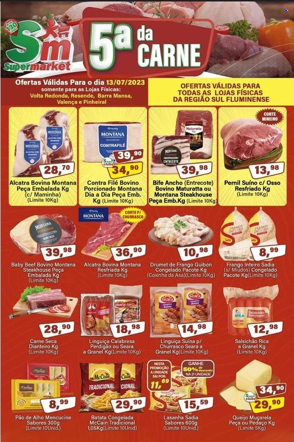 Folheto Rede Supermarket - 13/07/2023 - 13/07/2023. Página 1
