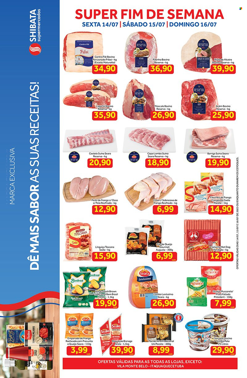 Folheto Shibata Supermercados - 14/07/2023 - 16/07/2023. Página 1