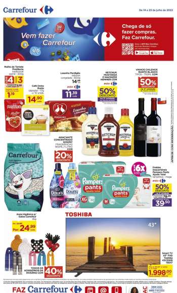 Folheto Carrefour Hiper - 14/07/2023 - 23/07/2023.